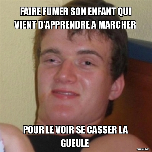 Faire fumer son enfant