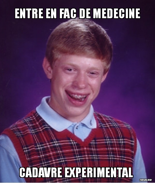 Entre en fac de médecine