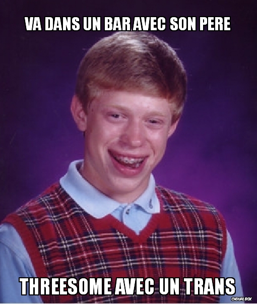 Va dans un bar avec son père