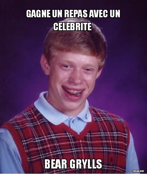gagne un repas avec un célébrité 