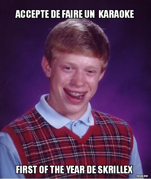 accepte de faire un  karaoke