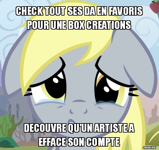 Check tout ses DA en favoris pour une box creations