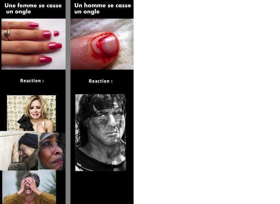Quand on se casse un ongle...