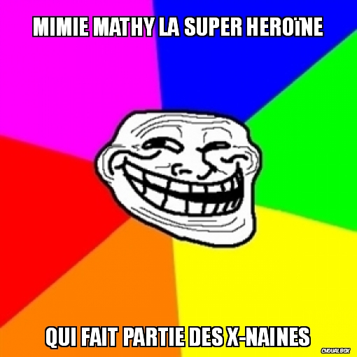 mimie mathy la super héroïne