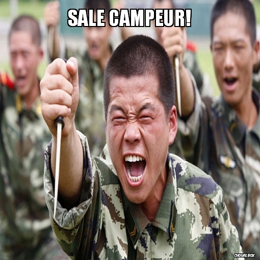 sale campeur!