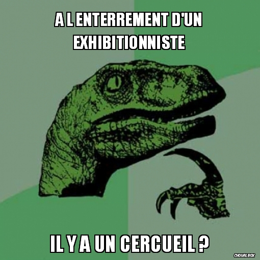 A l\'enterrement d\'un exhibitionniste