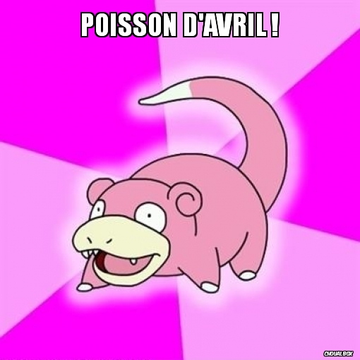 Poisson d\'avril !