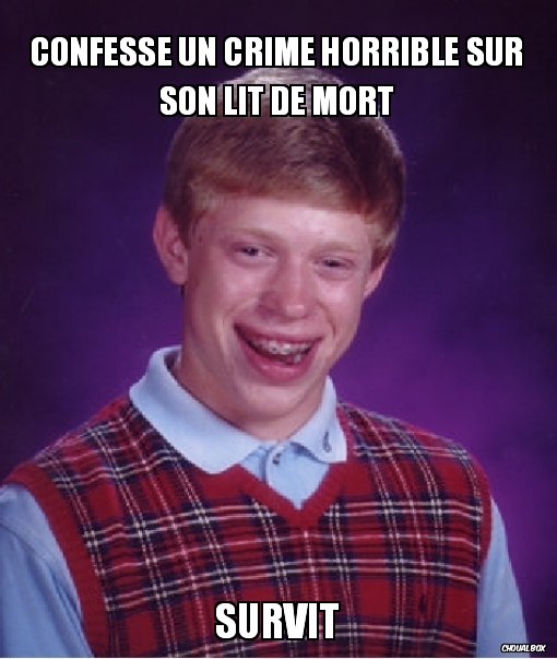 Confesse un crime horrible sur son lit de mort