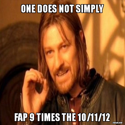 one does not simply