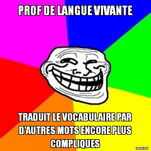 Les profs de langue vivante