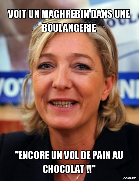 Voit un maghrebin dans une boulangerie