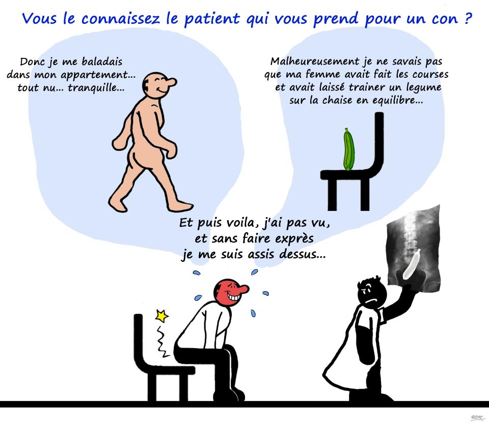 Humour médical - Concombre story