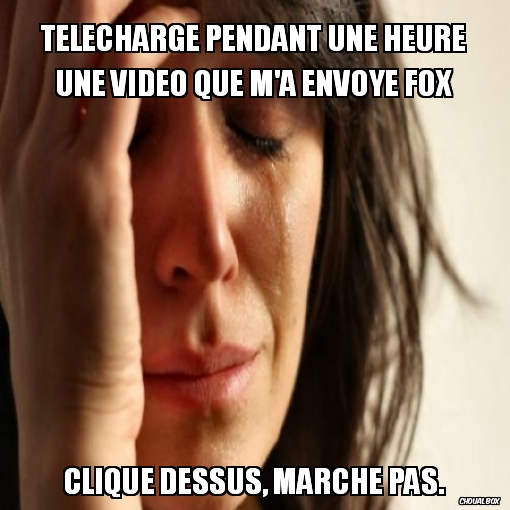 télécharge pendant une heure
