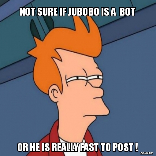 Not sure if Jubobo is a  bot