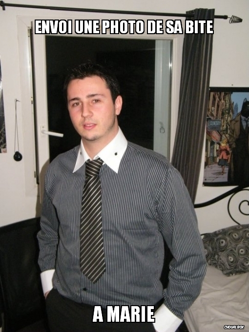 Envoi une photo de sa bite