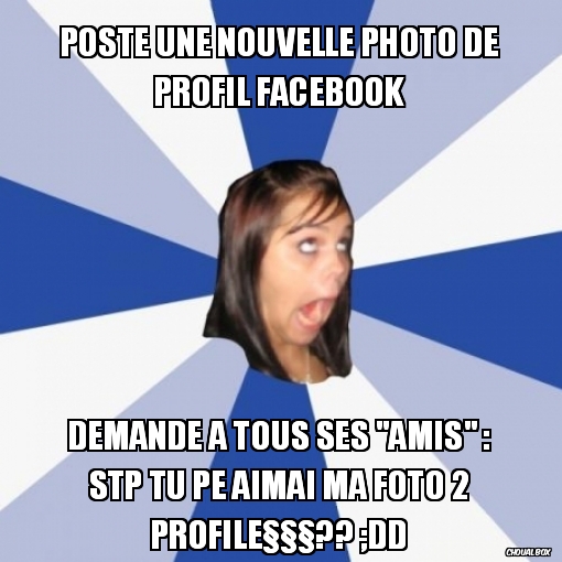 Poste une nouvelle photo de profil Facebook