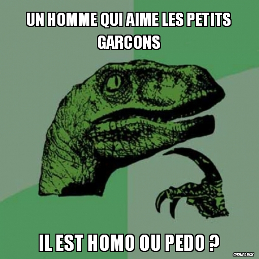 Un homme qui aime les petits garçons