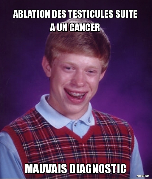 Ablation des testicules suite à un cancer