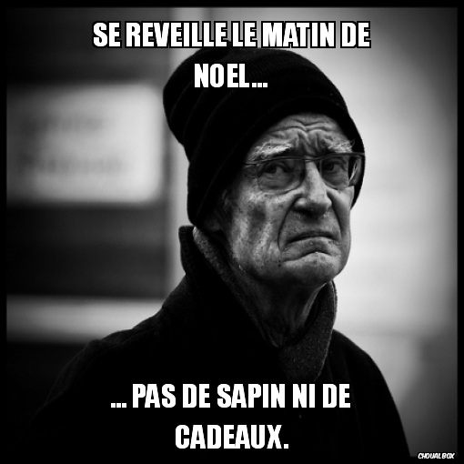 Se réveille le matin de Noël...