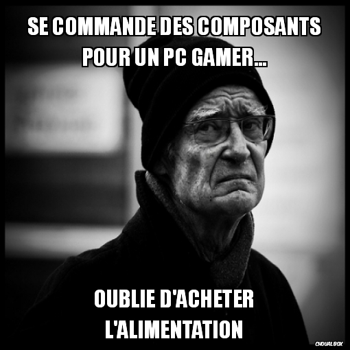 Se commande des composants...