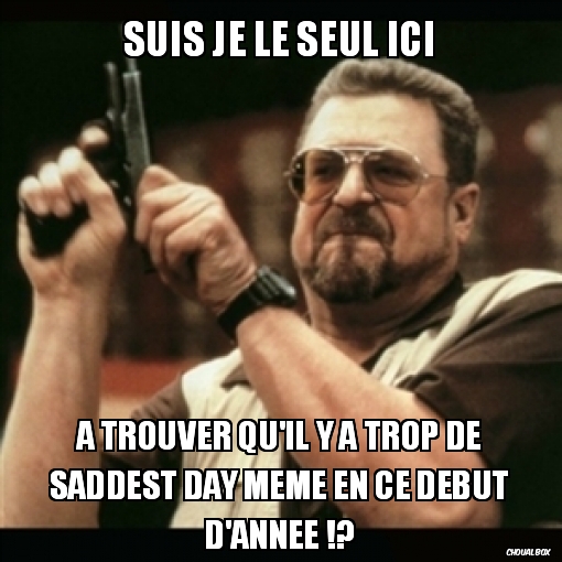 Suis je le seul ici