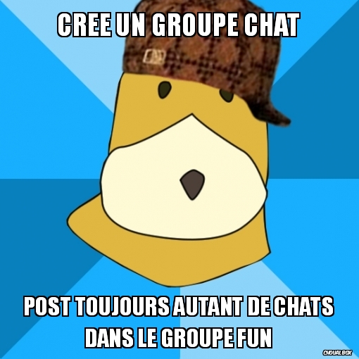 cree un groupe chat