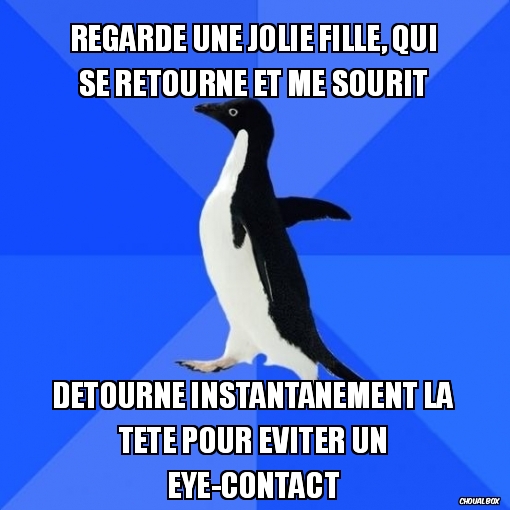 Regarde une jolie fille