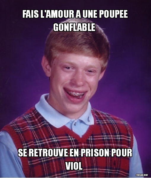 Fais l\'amour a une poupee gonflable 