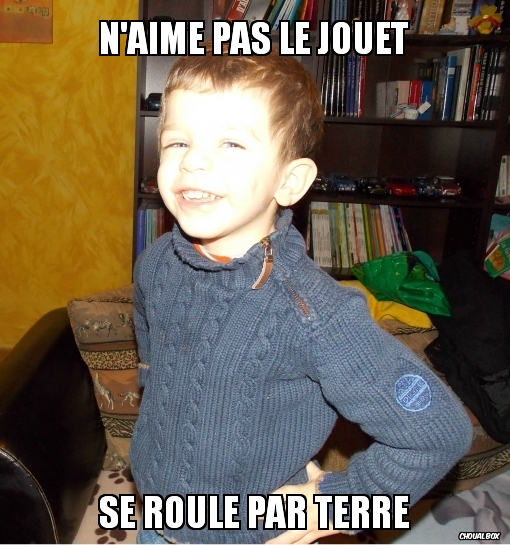 n\'aime pas le jouet