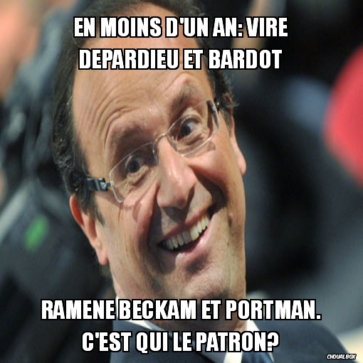 Le changement, c\'est maintenant.