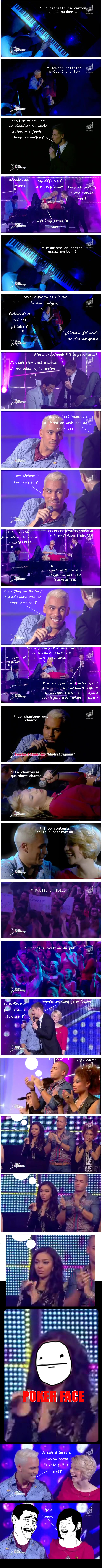 Starac, le fail du pianiste sur Mistral gagnant de Renaud