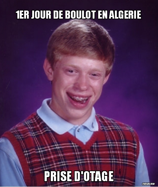 Le plaisir de ne plus être chômeur.