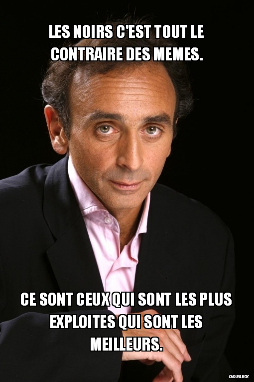 Les noirs c\'est tout le contraire des memes.