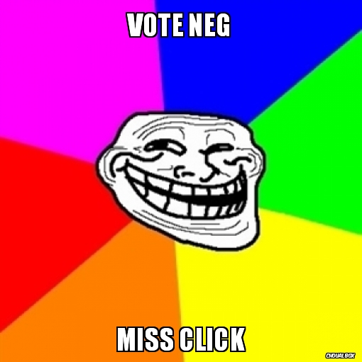 Vote neg