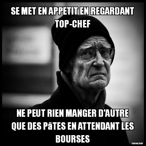 Se met en appétit devant Top-Chef 