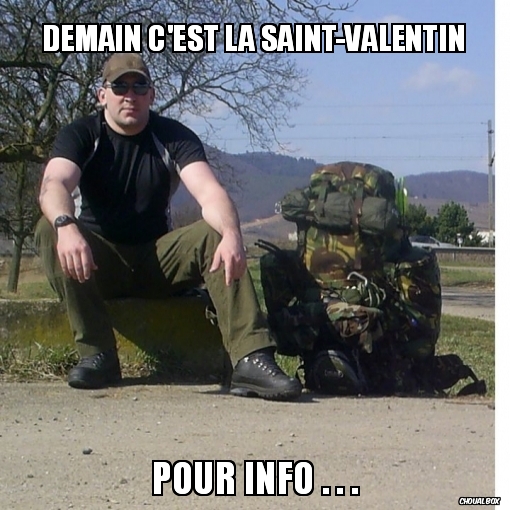 Demain c\'est la saint-valentin