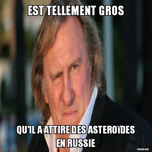 Gerard depardieu en Russie