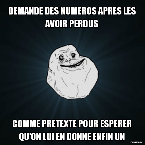 Demande des numeros après les avoir perdus