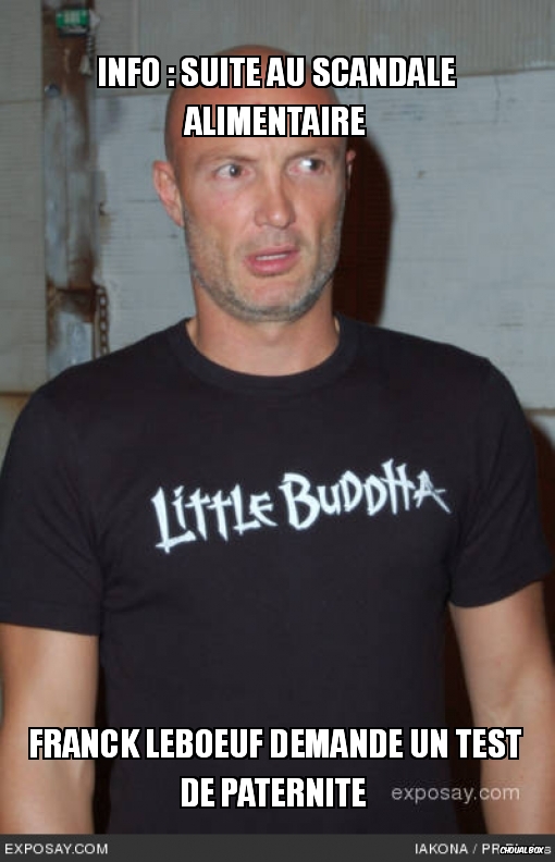 Info : Suite au scandale