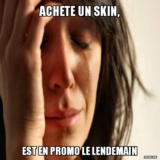 Achete un skin