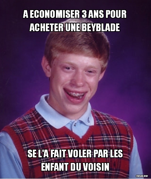 a economiser 3 ans pour acheter une beyblade