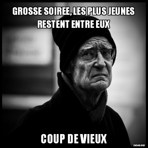 Grosse soirée, les plus jeunes restent entre eux