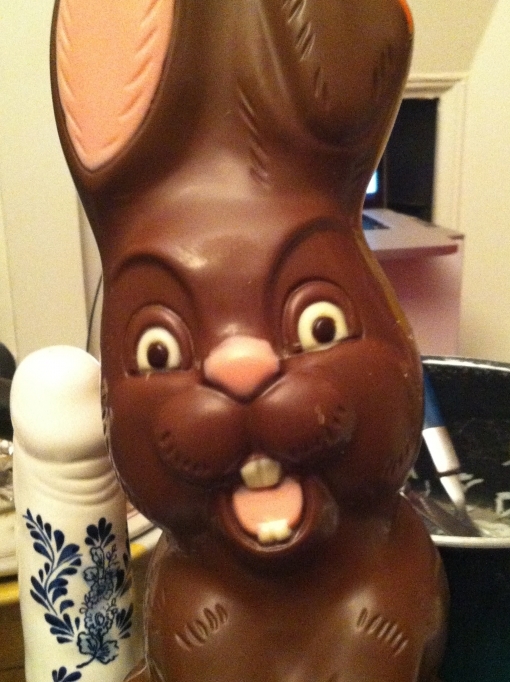 creepy easter bunny