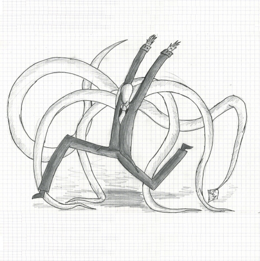 slender walk with tentacles