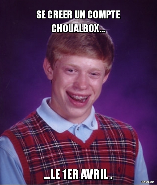 Se créer un compte choualbox...