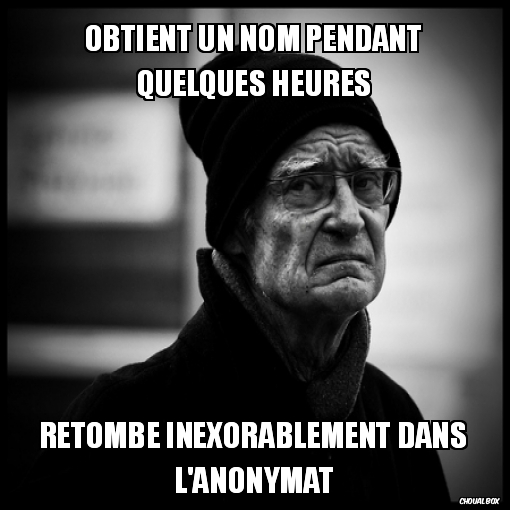 obtient un nom pendant quelques heures