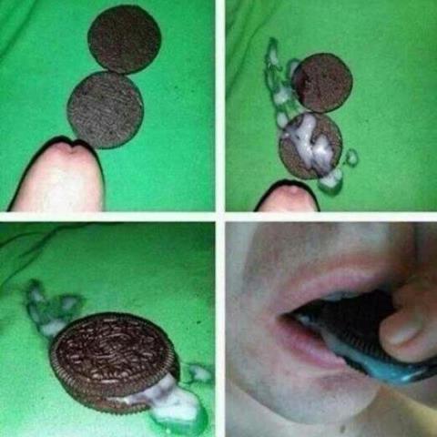 Hmmm.... Un bon Oréo !