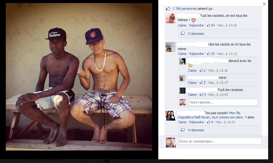 Qu\'es ce que je fou sur ce site ... [facebook , raciste]
