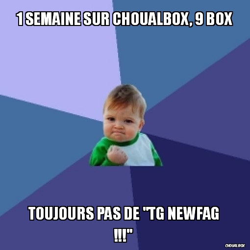 1 semaine sur choualbox, 9 box