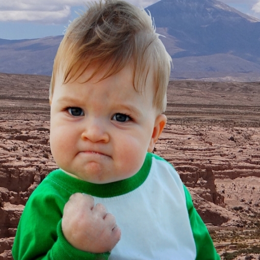 Success Kid montagnard